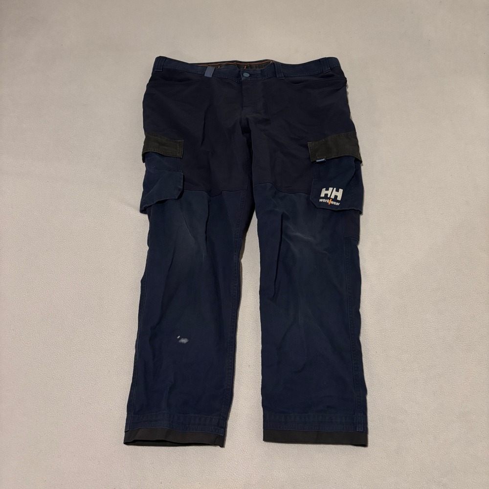 Helly Hansen Workwear Mens Navy Blue Cargo Utility Pants 40x30 Technical Utility